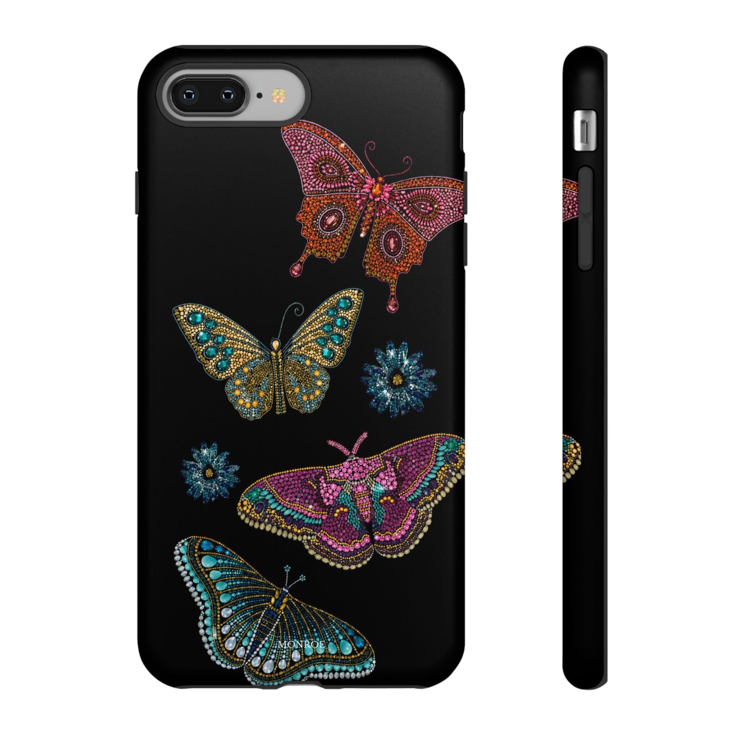 Butterfly Beaded Tough Case