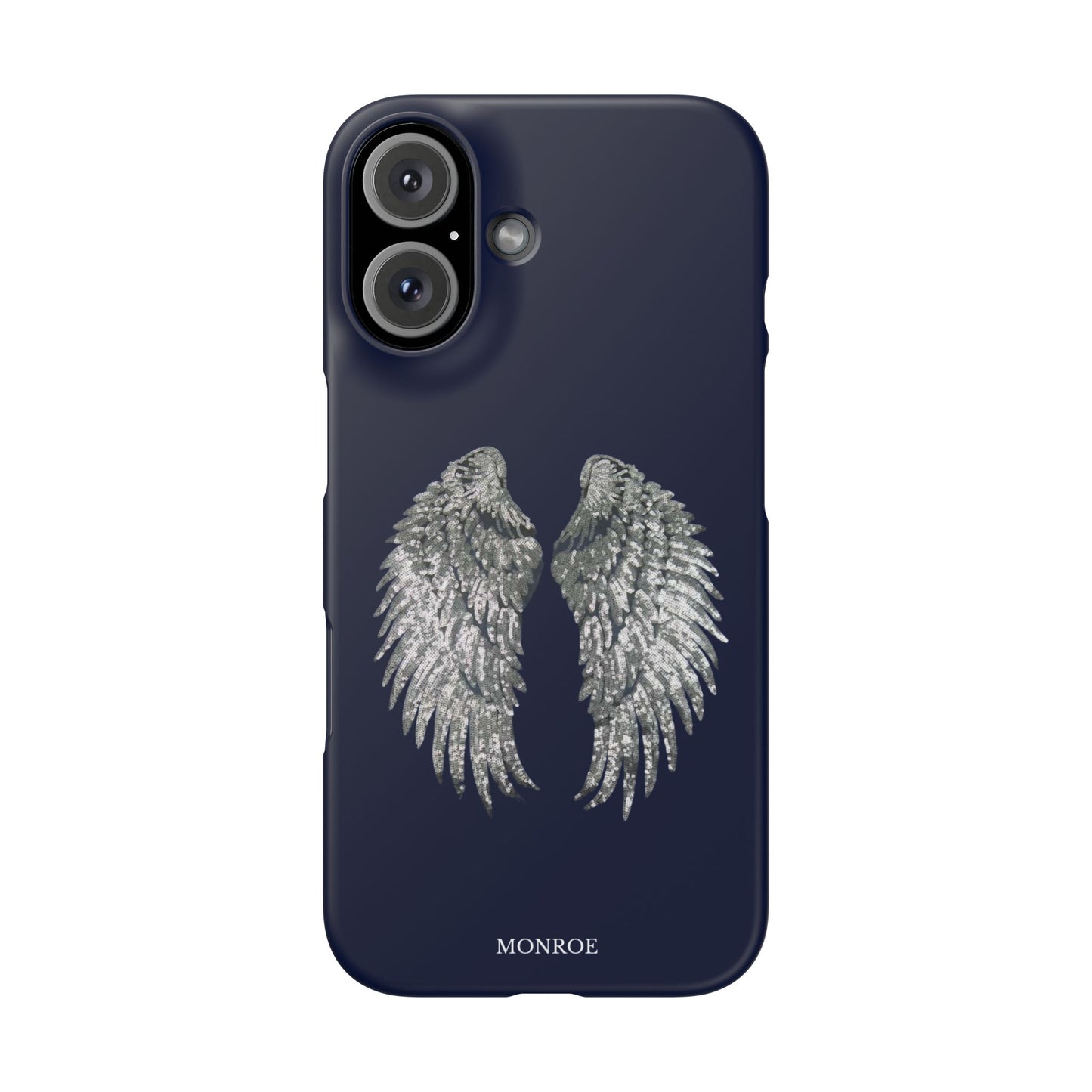 Navy Angel Wings Case