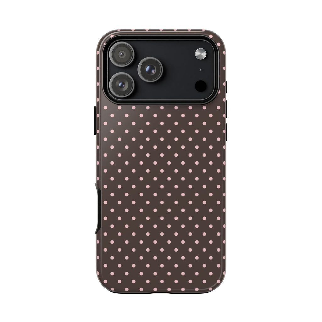 Brown Polka Phone Case
