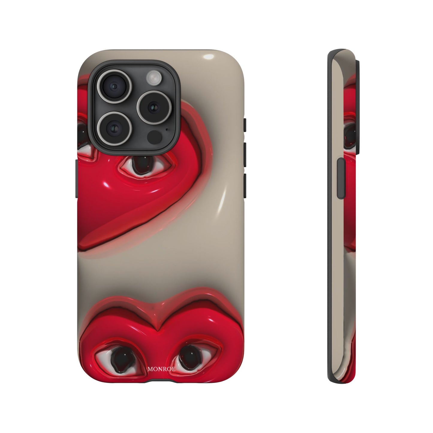 Red Heart Eyes Tough Case