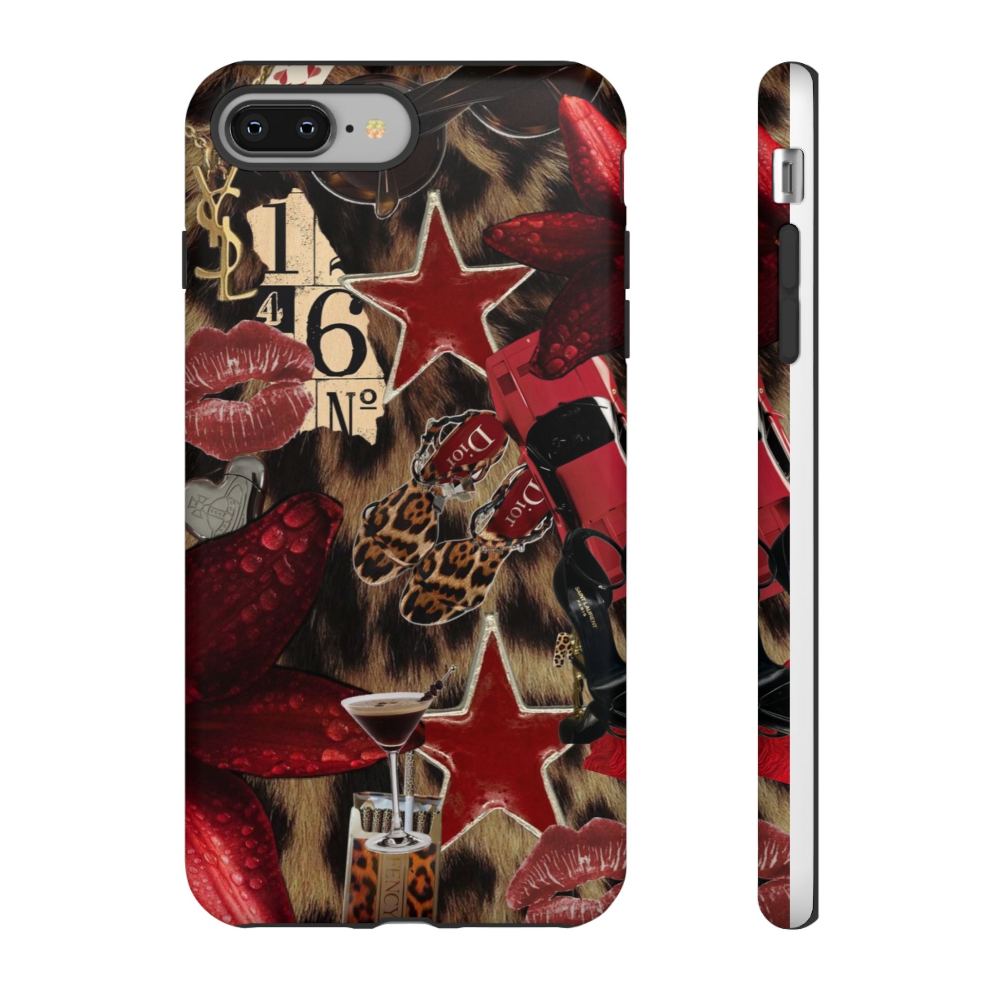 Cheetah Red Phone Case