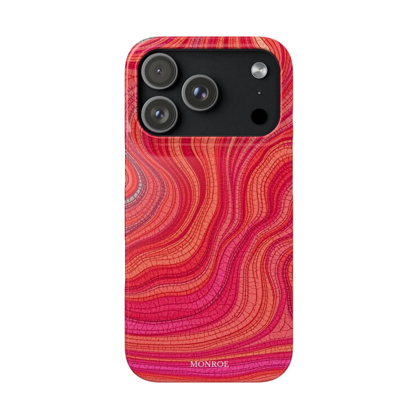 Retro Wavy Red Case