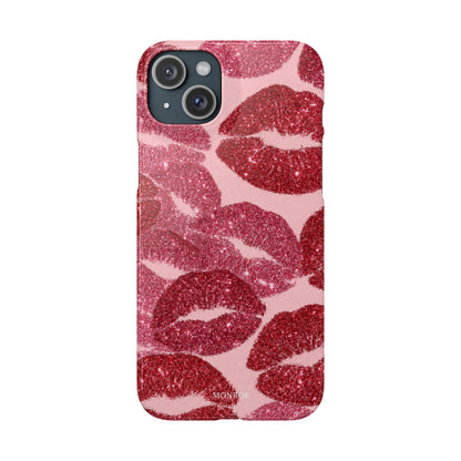 Pink Glitter Kiss Case