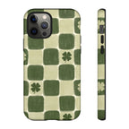 Clover Checker Tough Phone Case