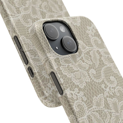 Vintage Beige Lace Case