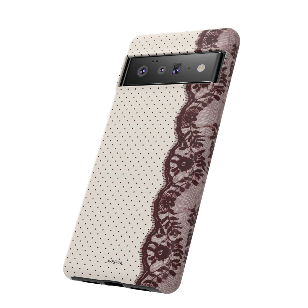 Burgundy Lace Edge Tough Case