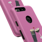 Pint & Wine Glass (Pink) Tough Case