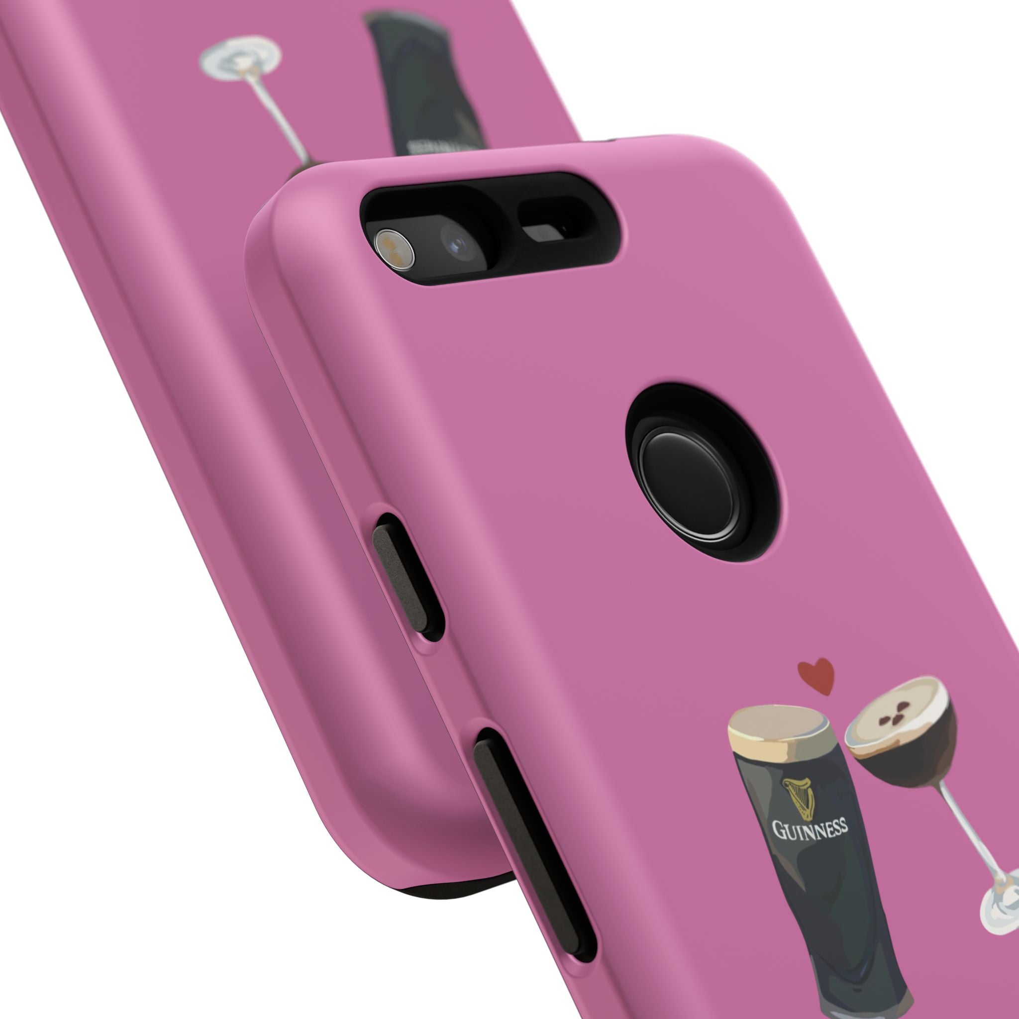 Pint & Wine Glass (Pink) Tough Case