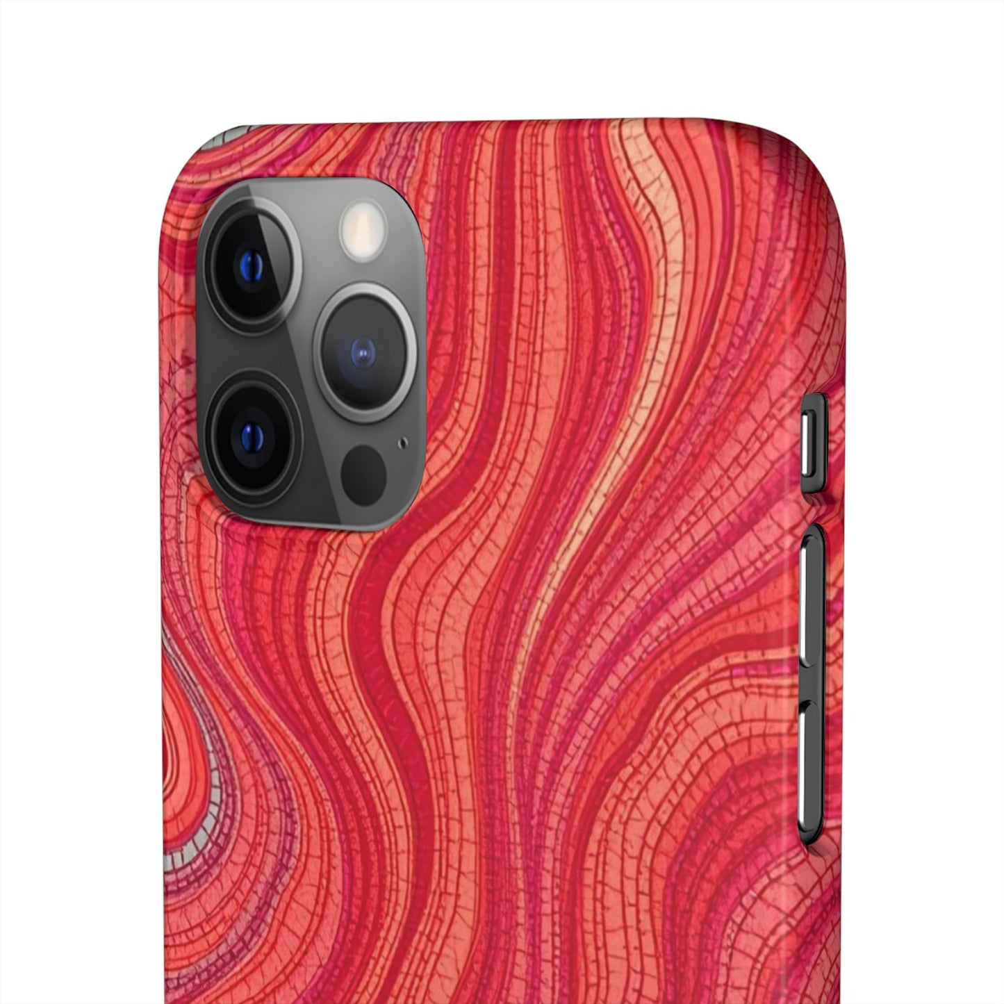 Retro Wavy Red Case