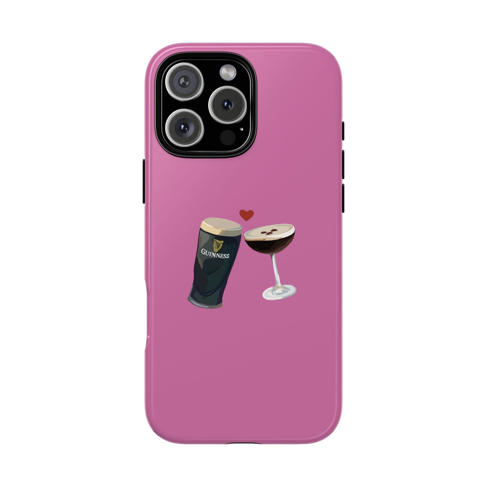 Pint & Wine Glass (Pink) Tough Case
