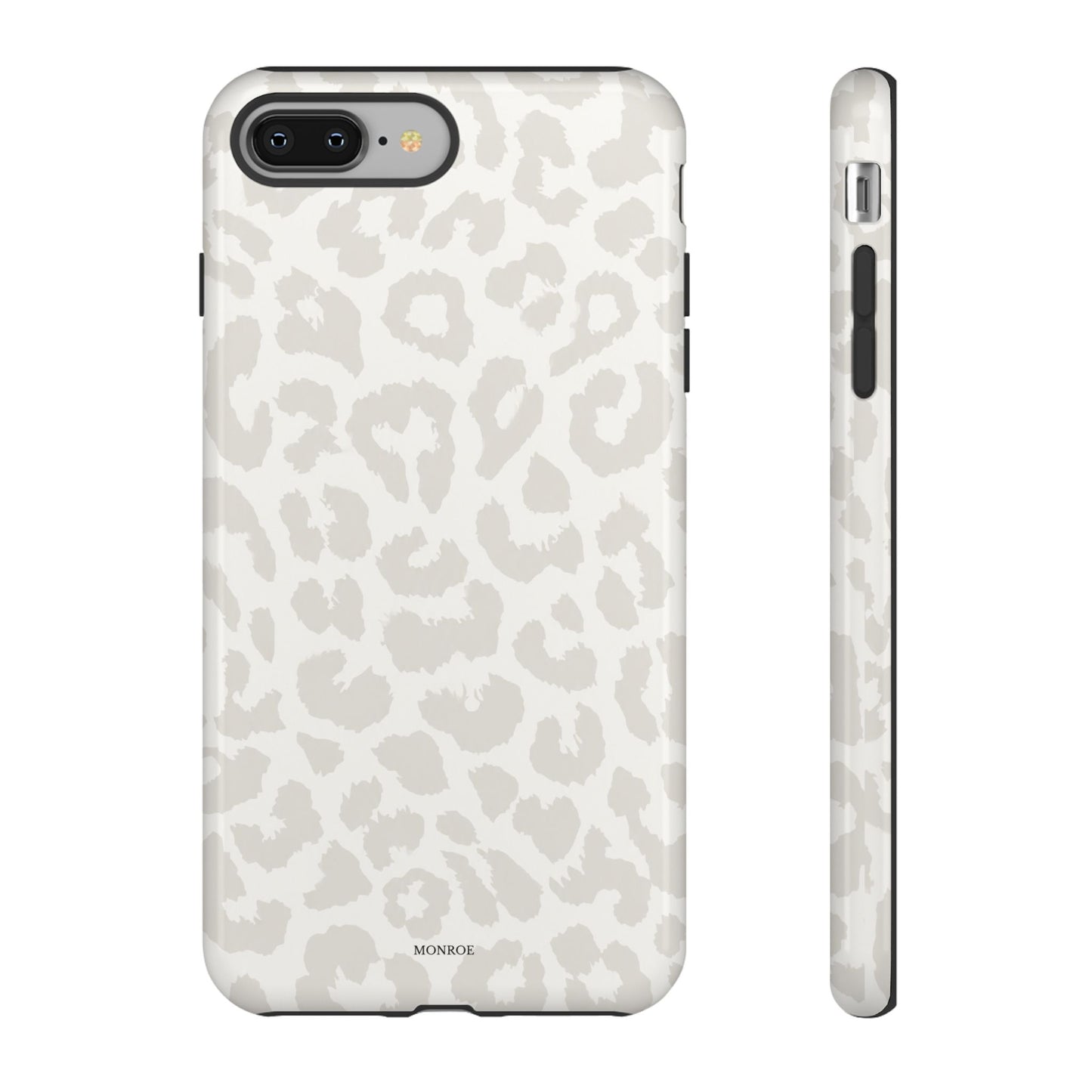 White Leopard Print Tough Case