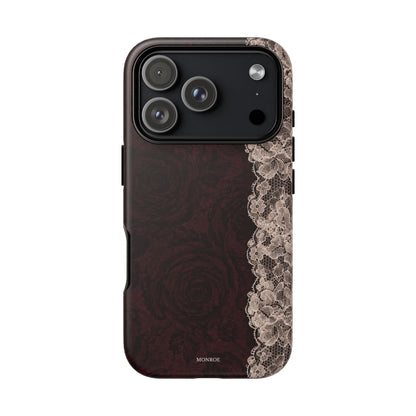 Burgundy Rose Tough Case