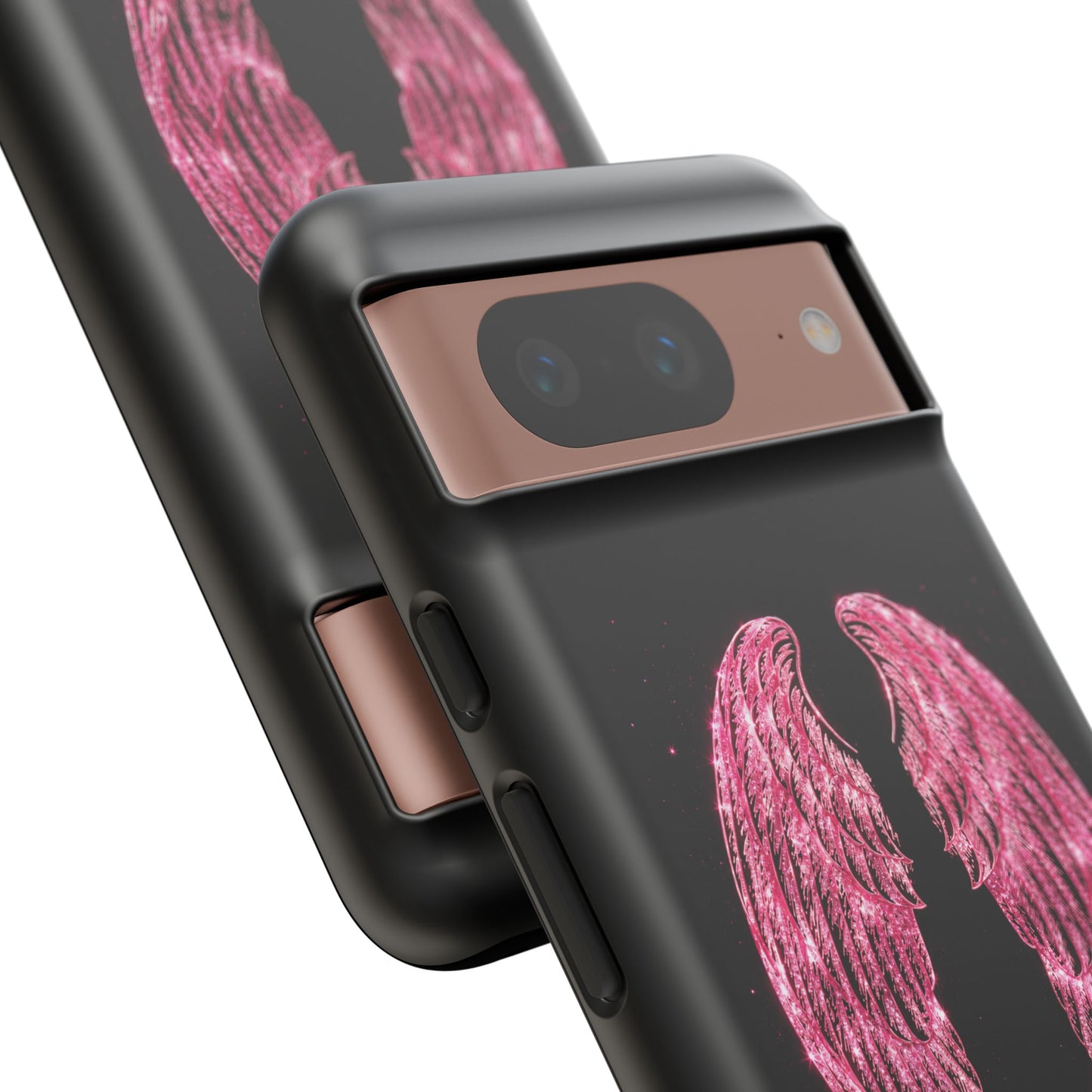 Pink Glitter Angel Tough Case