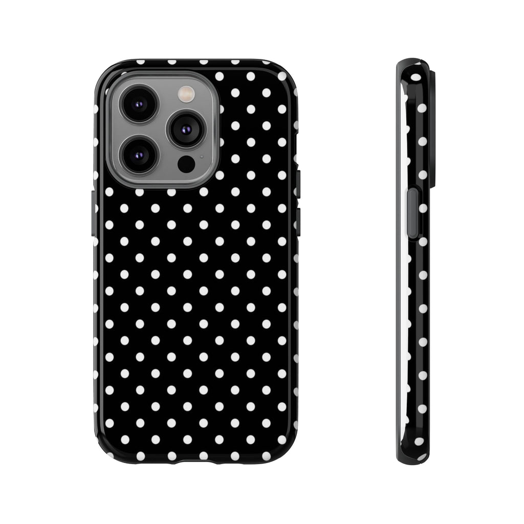Black Polka Dot Phone Case