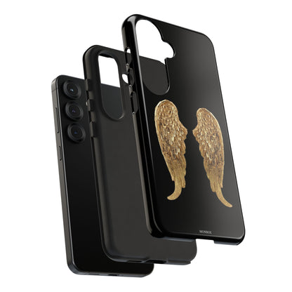 Gold Angel Wings Tough Case