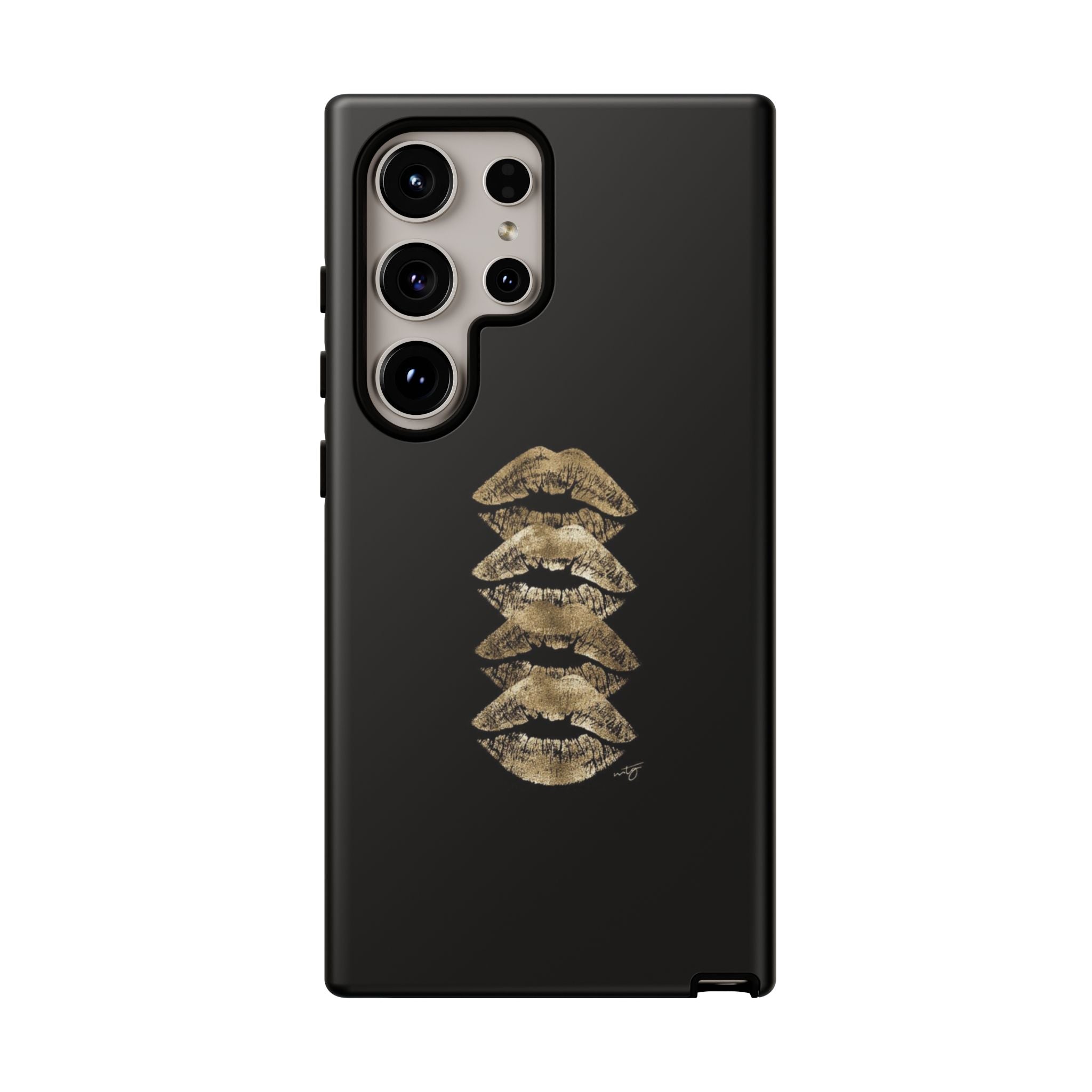 Golden Lipstick Phone Case