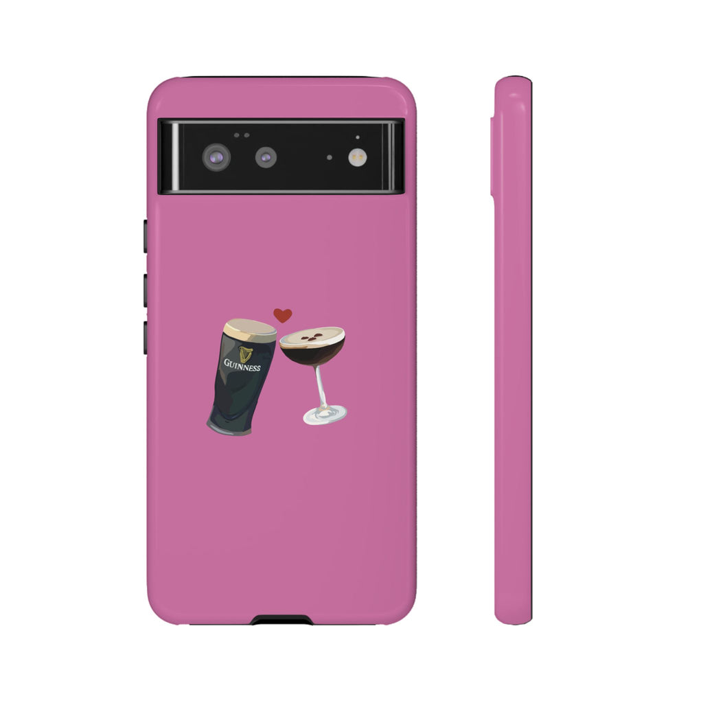 Pint & Wine Glass (Pink) Tough Case