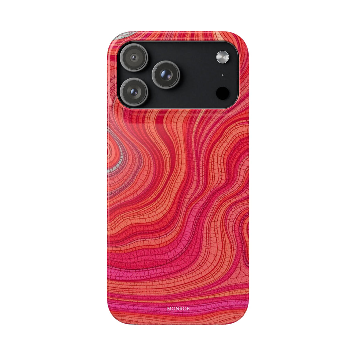 Retro Wavy Red Case