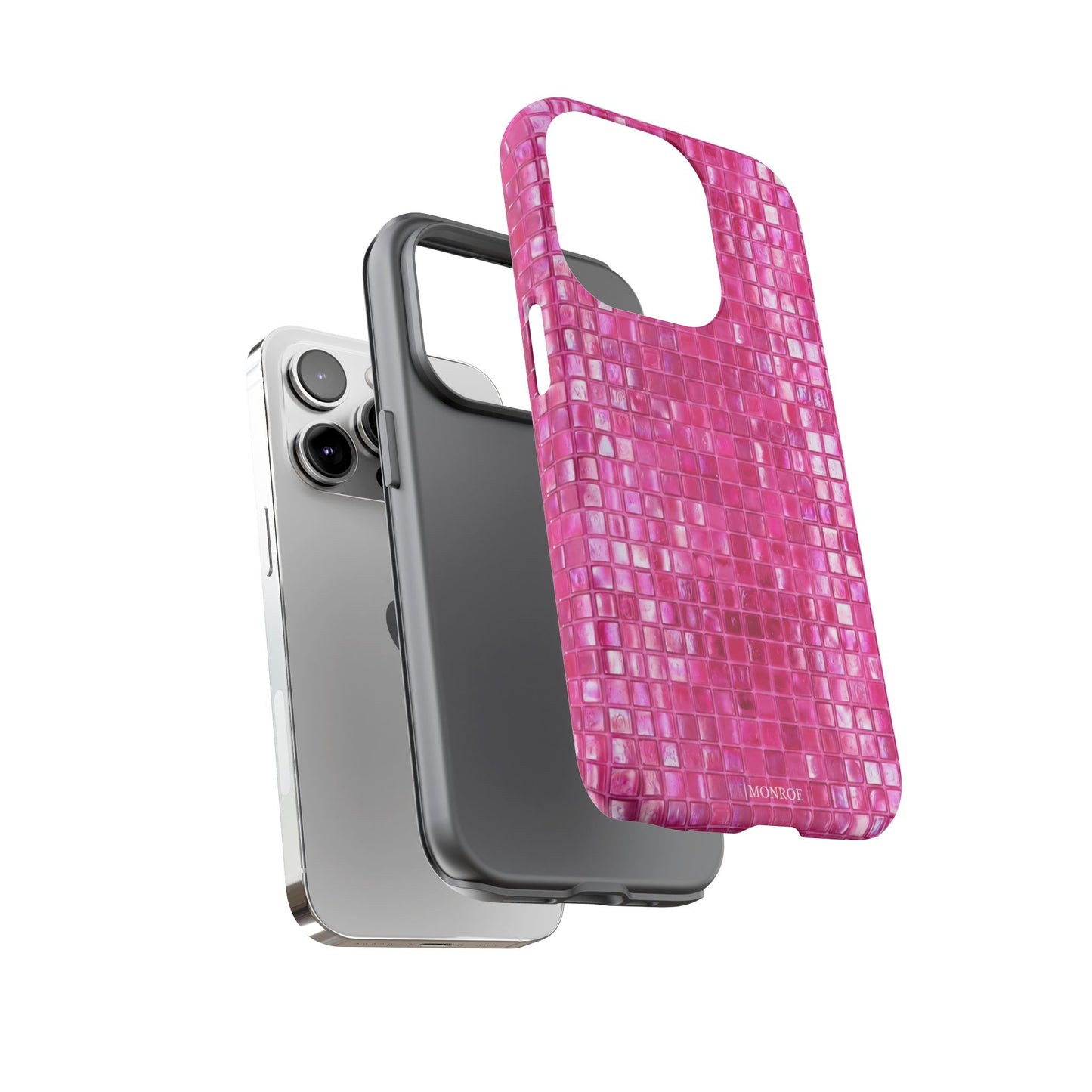 Hot Pink Mosaic Tough Case