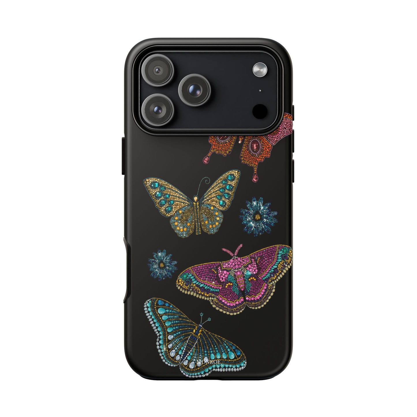 Butterfly Beaded Tough Case