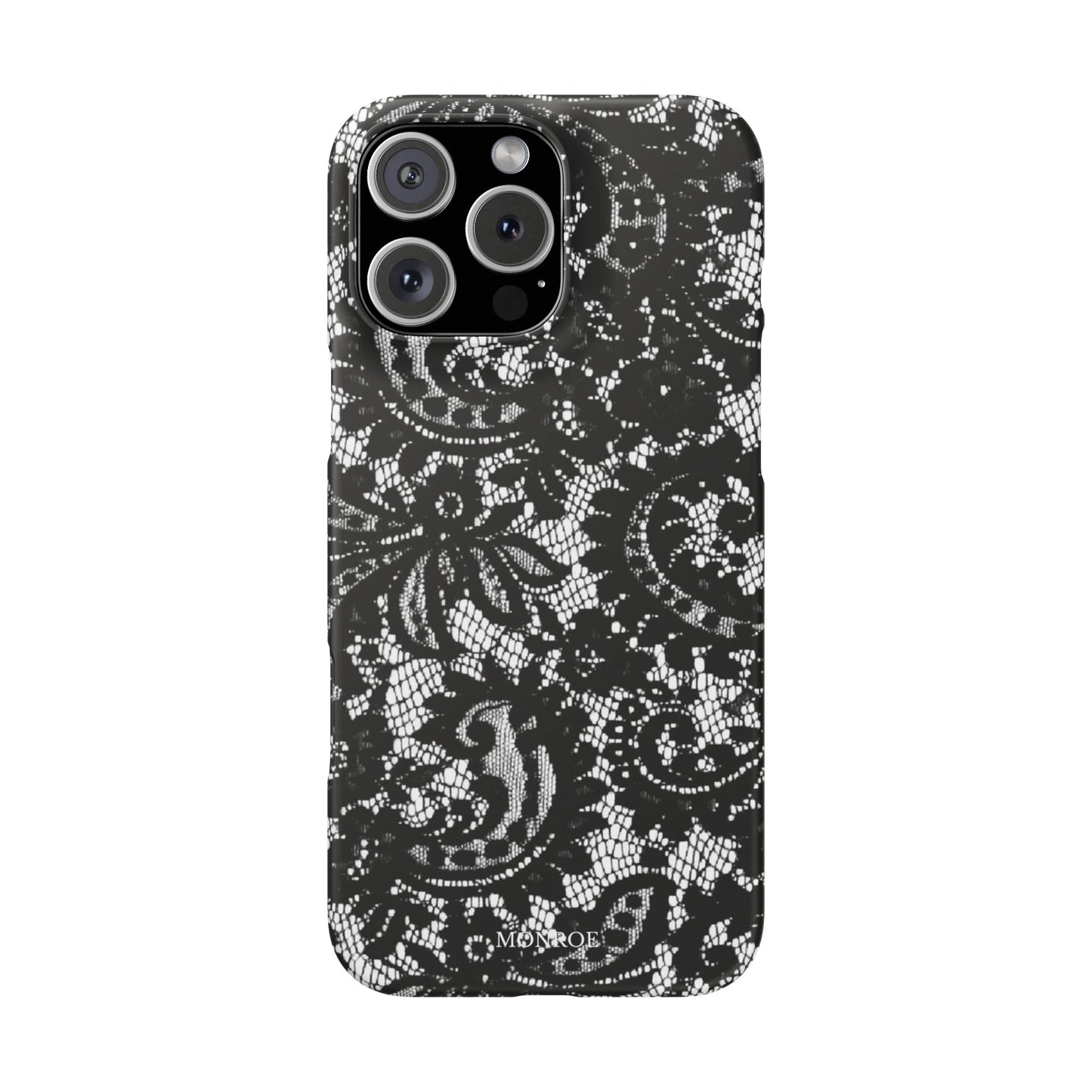 Black Lace Elegant Pattern Case