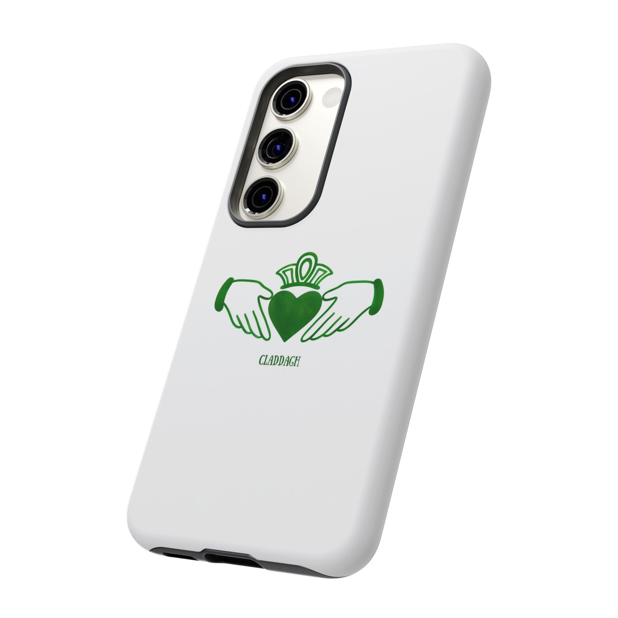 Irish Claddagh Symbol Green Tough Case