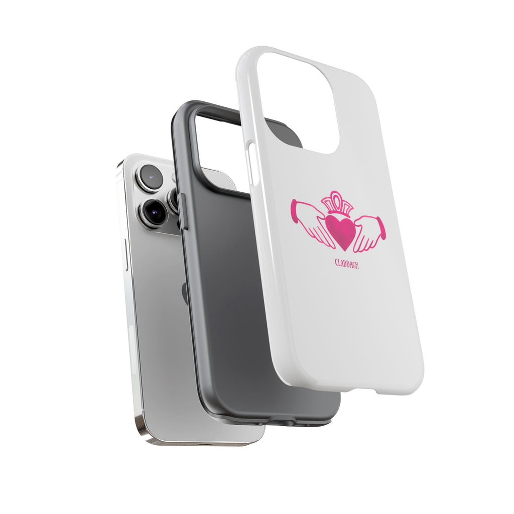 Pink Irish Claddagh Symbol Tough Phone Case