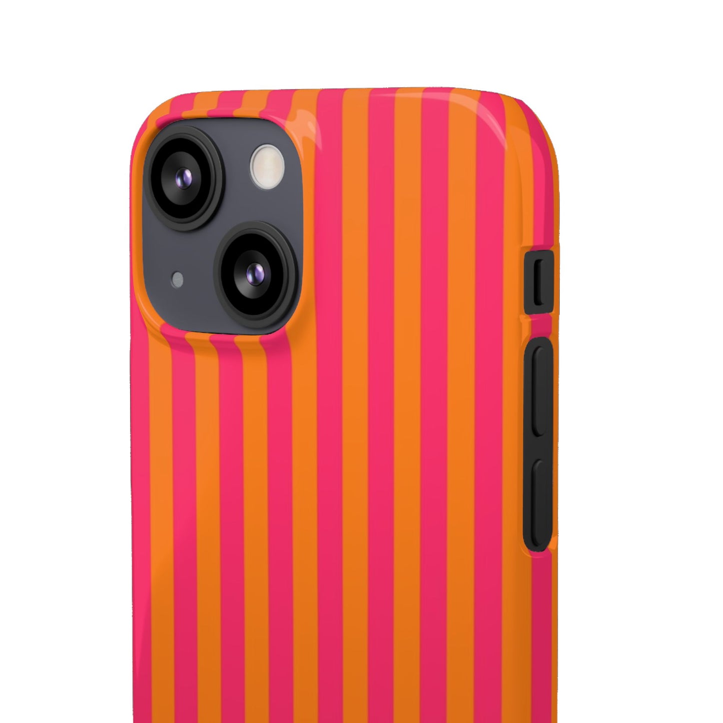 Striped Orange & Pink Case