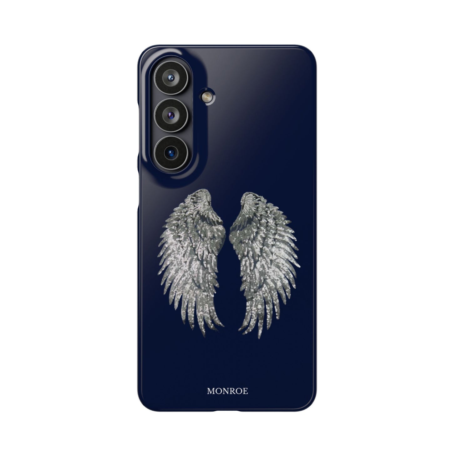 Navy Angel Wings Case