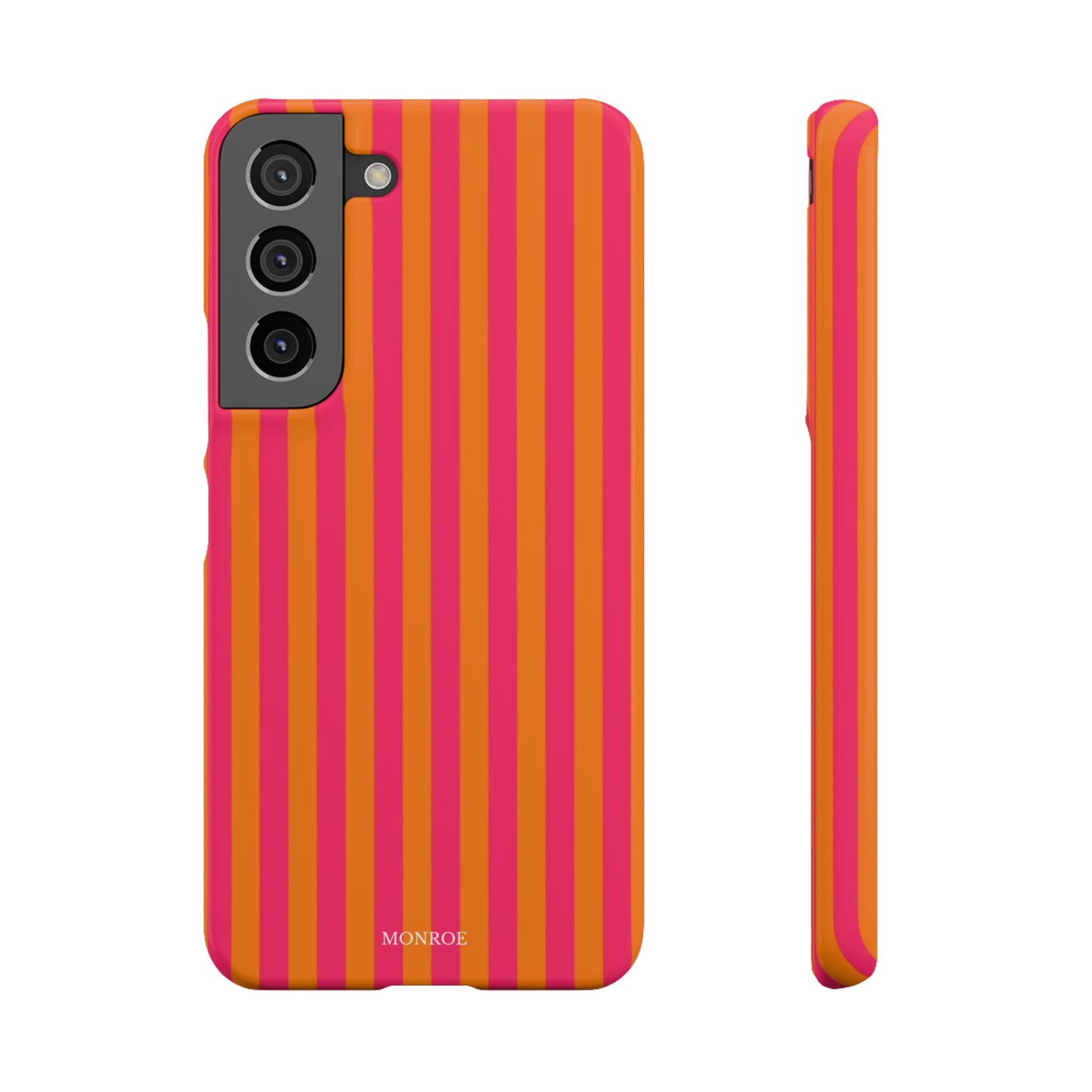 Striped Orange & Pink Case