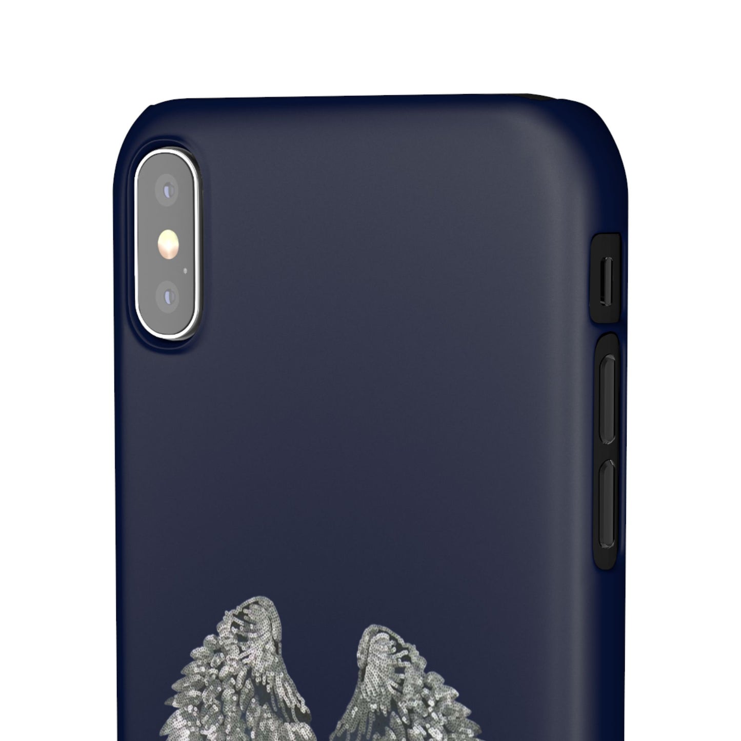 Navy Angel Wings Case
