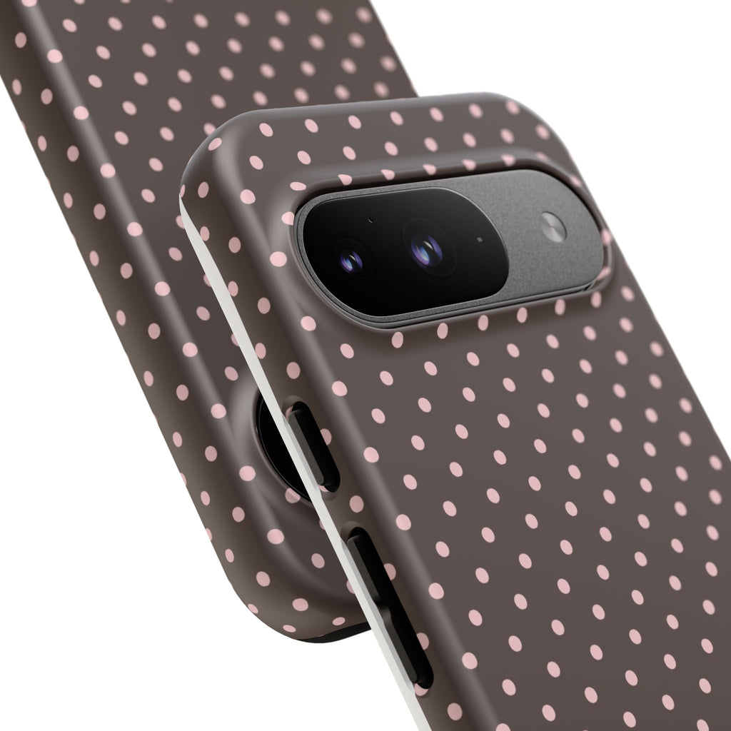 Brown Polka Phone Case