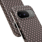 Brown Polka Phone Case