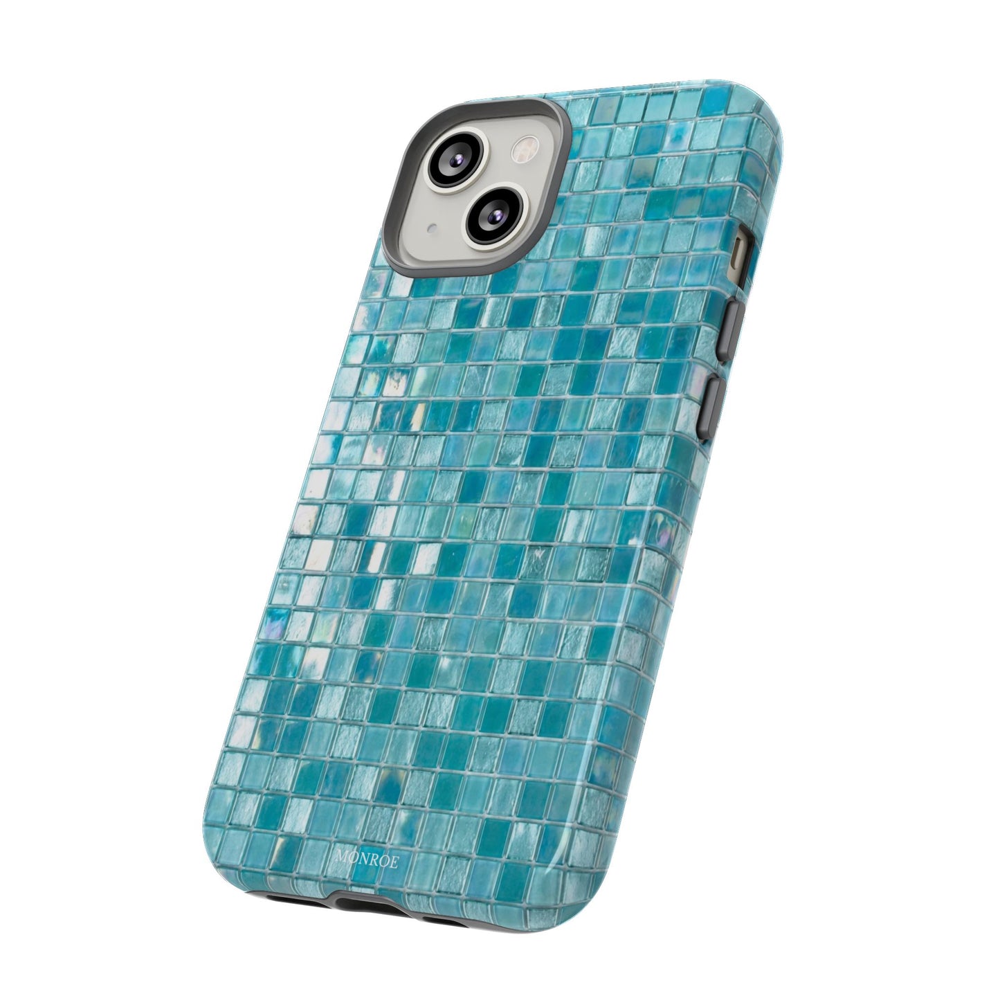 Hot Blue Mosaic Tile Tough Case