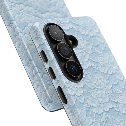 Glacier Blue Lace Tough Case