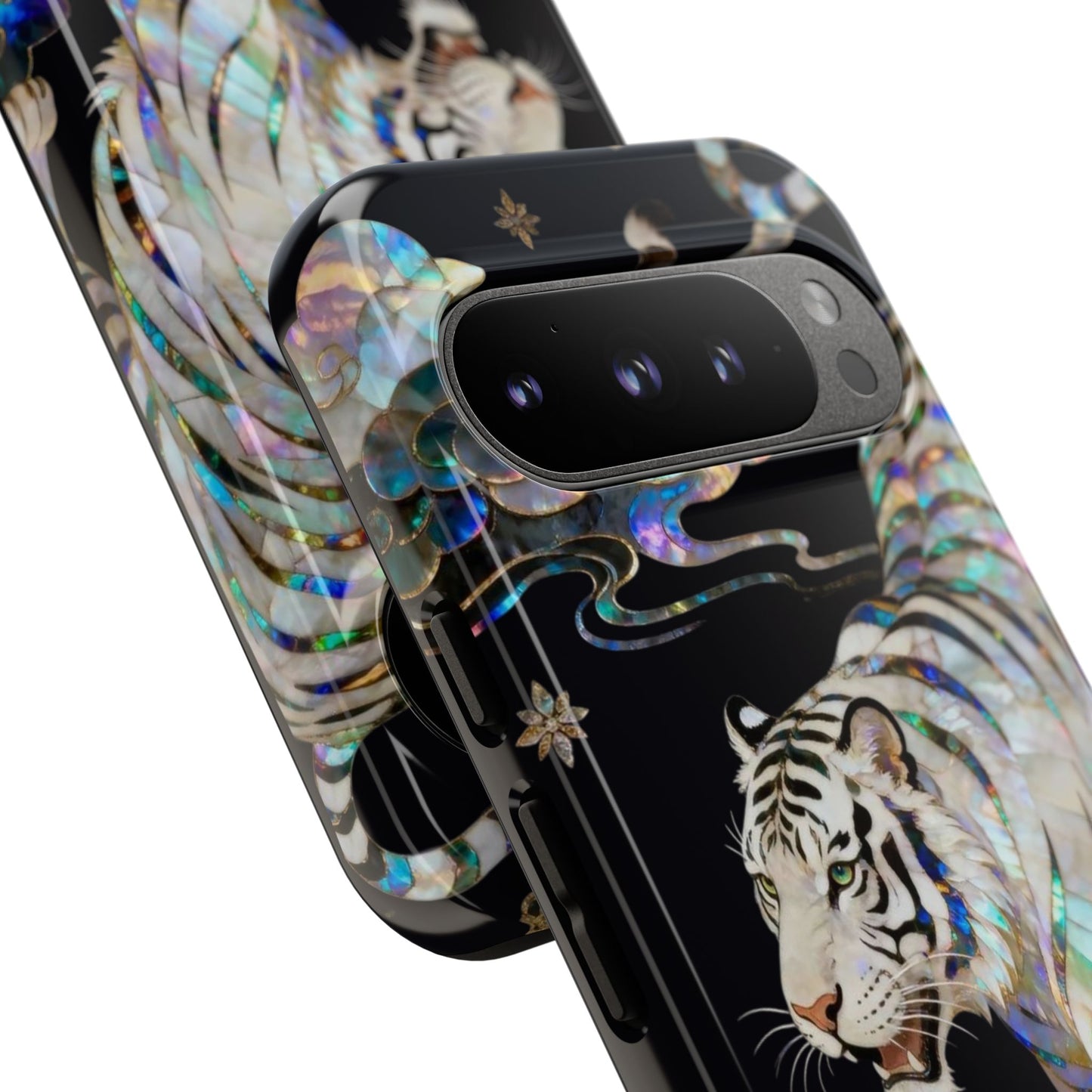 Iridescent White Tiger Tough Case