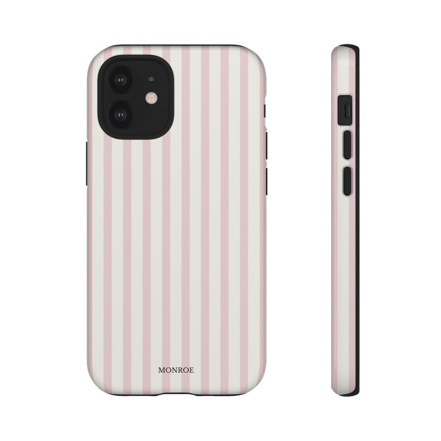 Light Pink Stripe Tough Phone Case