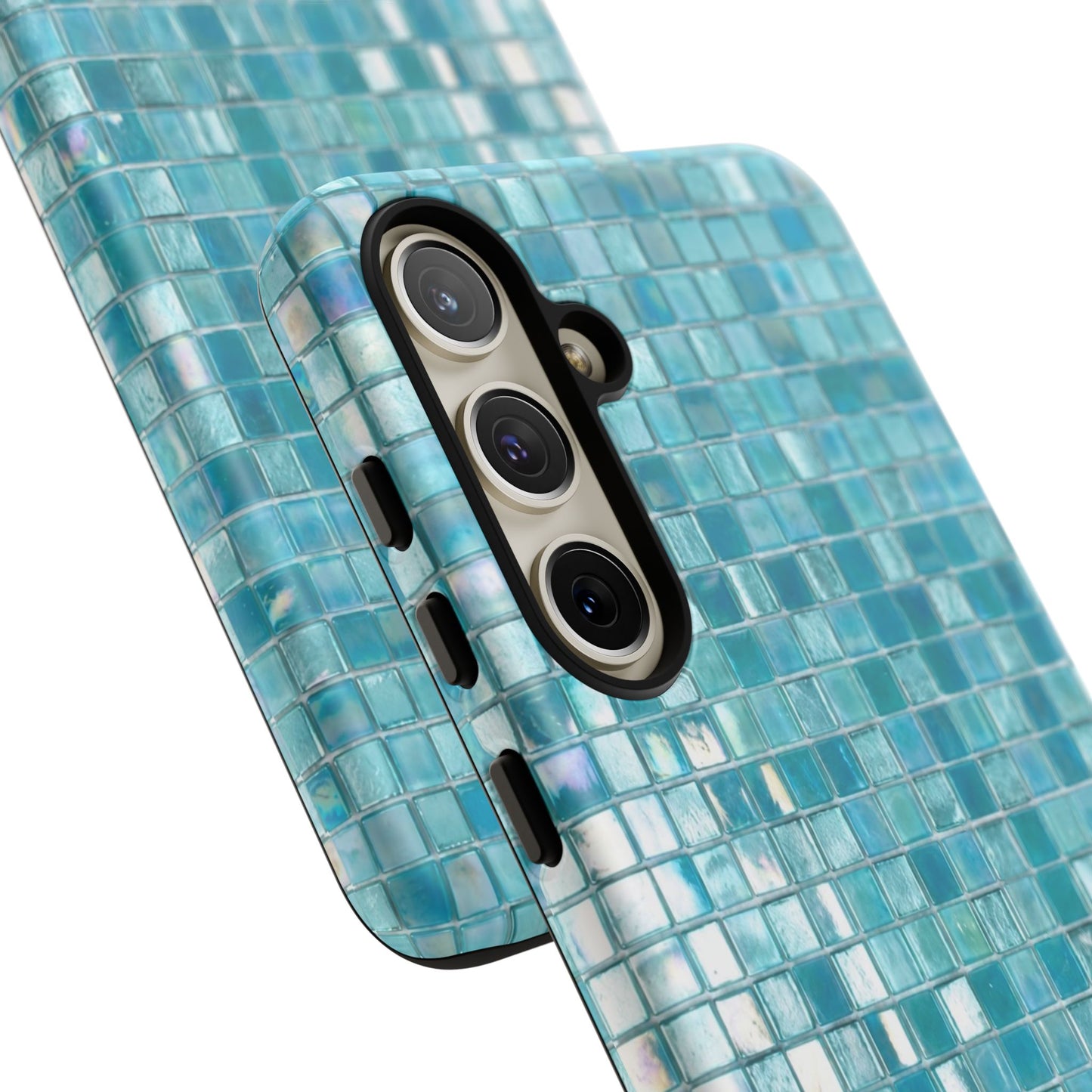 Hot Blue Mosaic Tile Tough Case