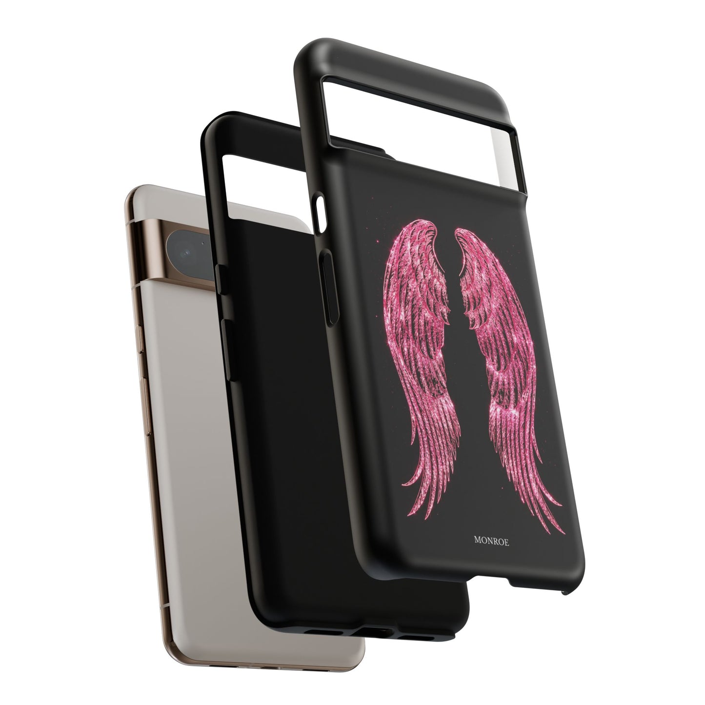 Pink Glitter Angel Tough Case