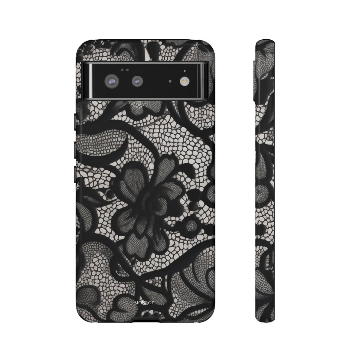 Black Floral Vintage Case
