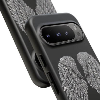 Silver Angel Wings Tough Case