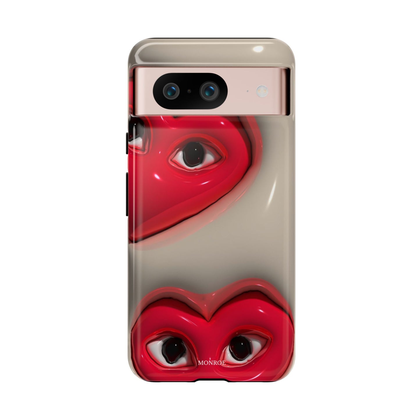 Red Heart Eyes Tough Case