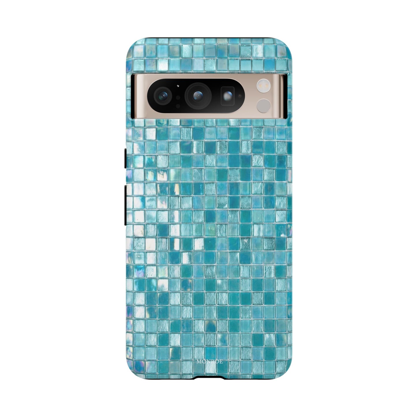 Hot Blue Mosaic Tile Tough Case