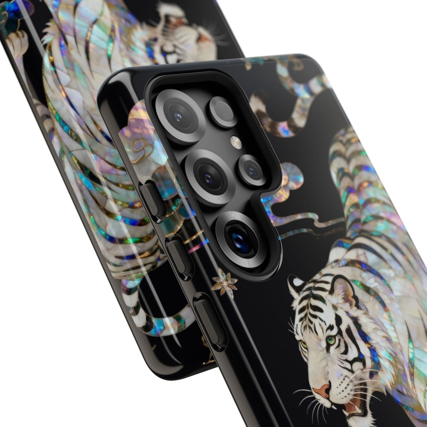 Iridescent White Tiger Tough Case