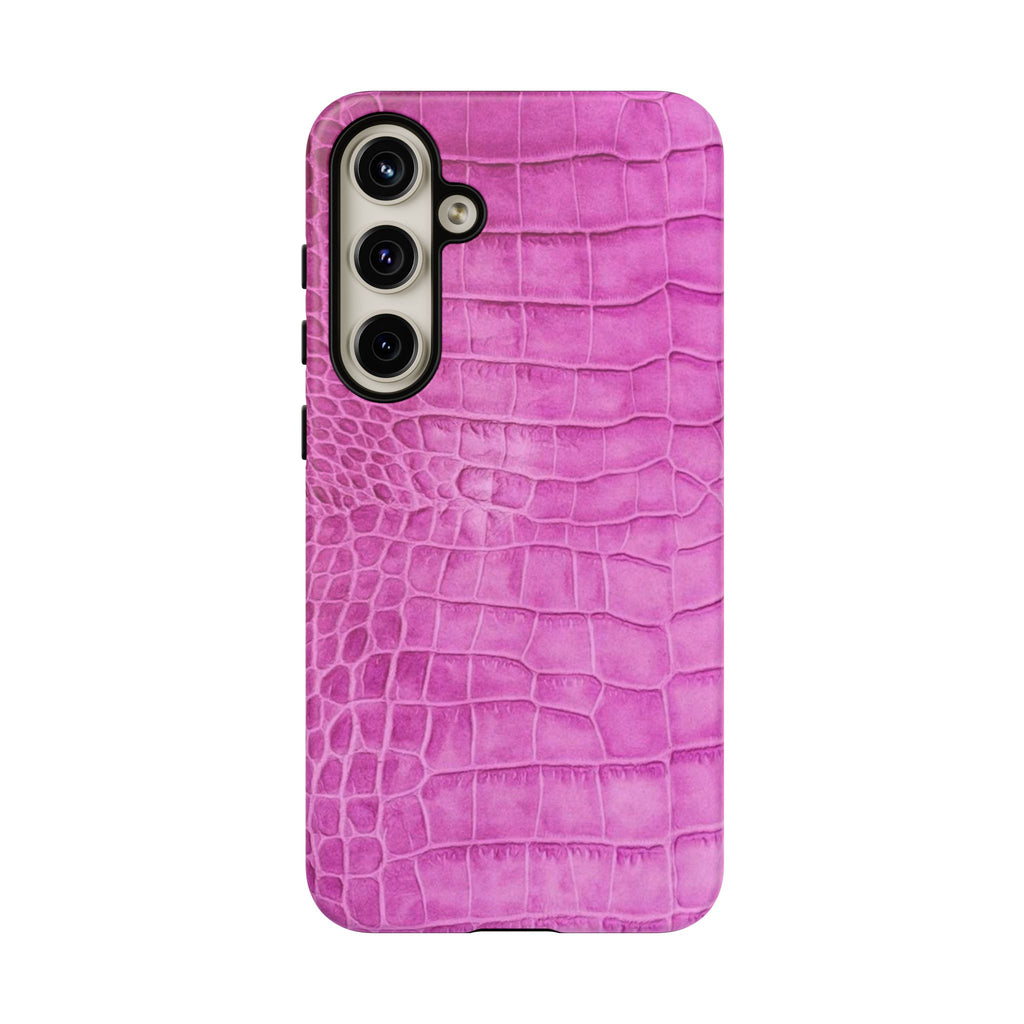 Purple Croc Phone Case