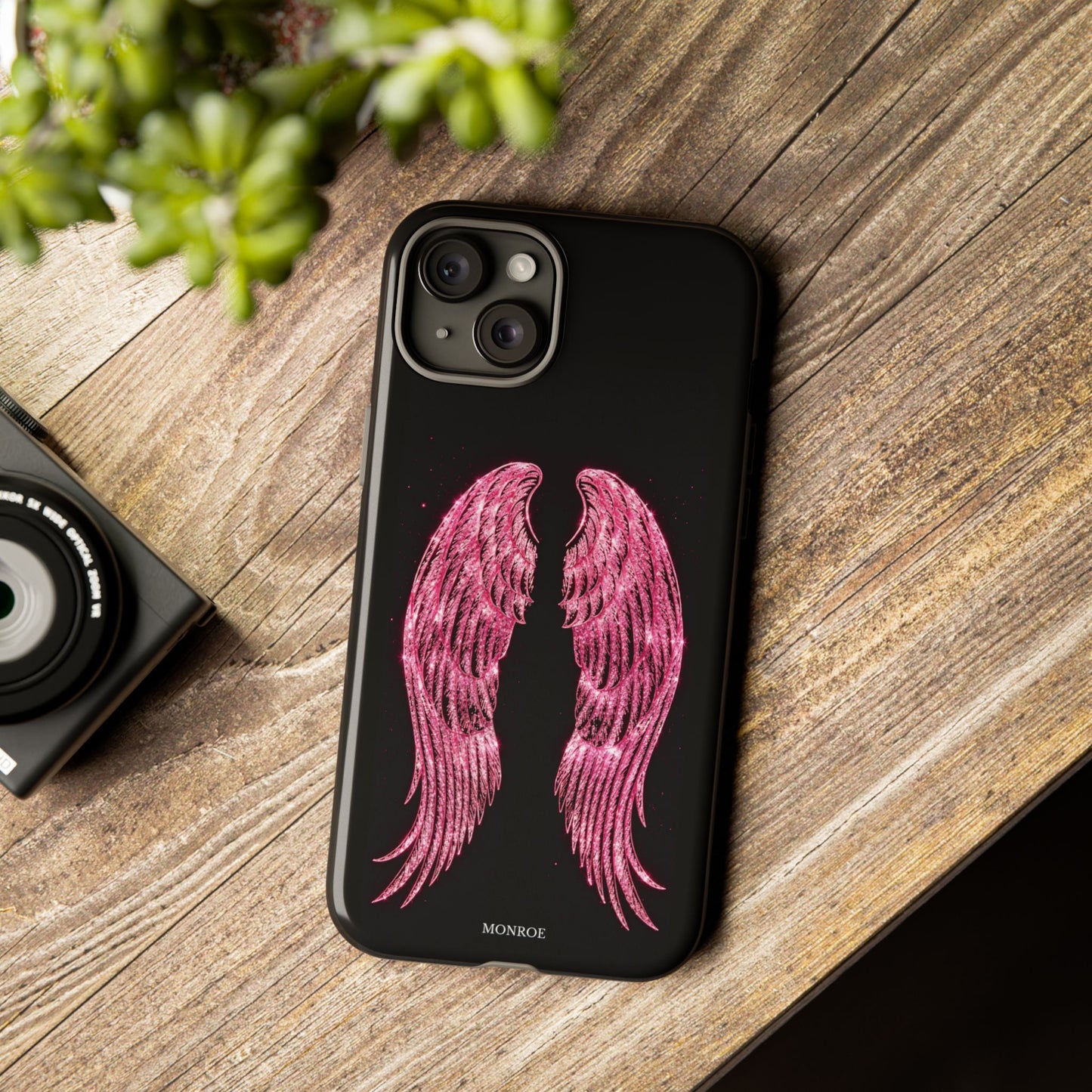 Pink Glitter Angel Tough Case