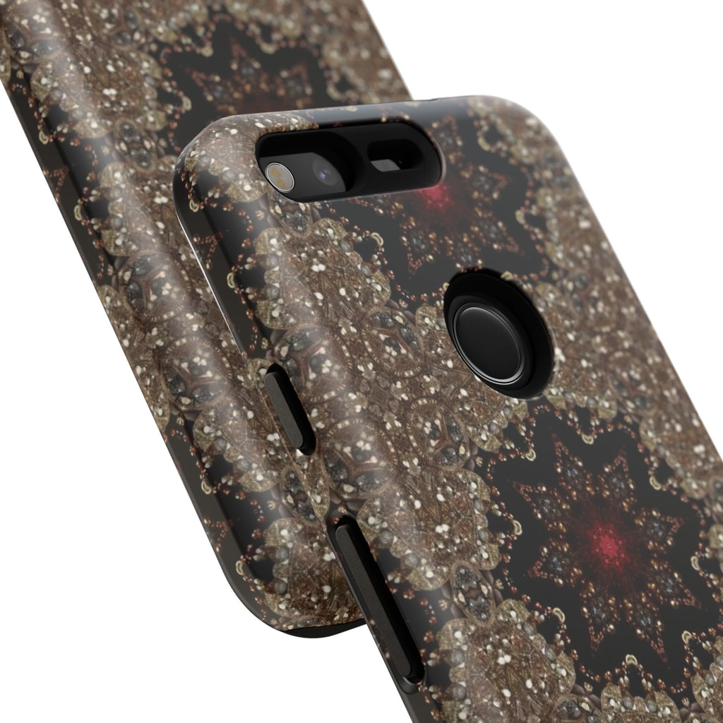 Brown Mandala Tough Protective Case
