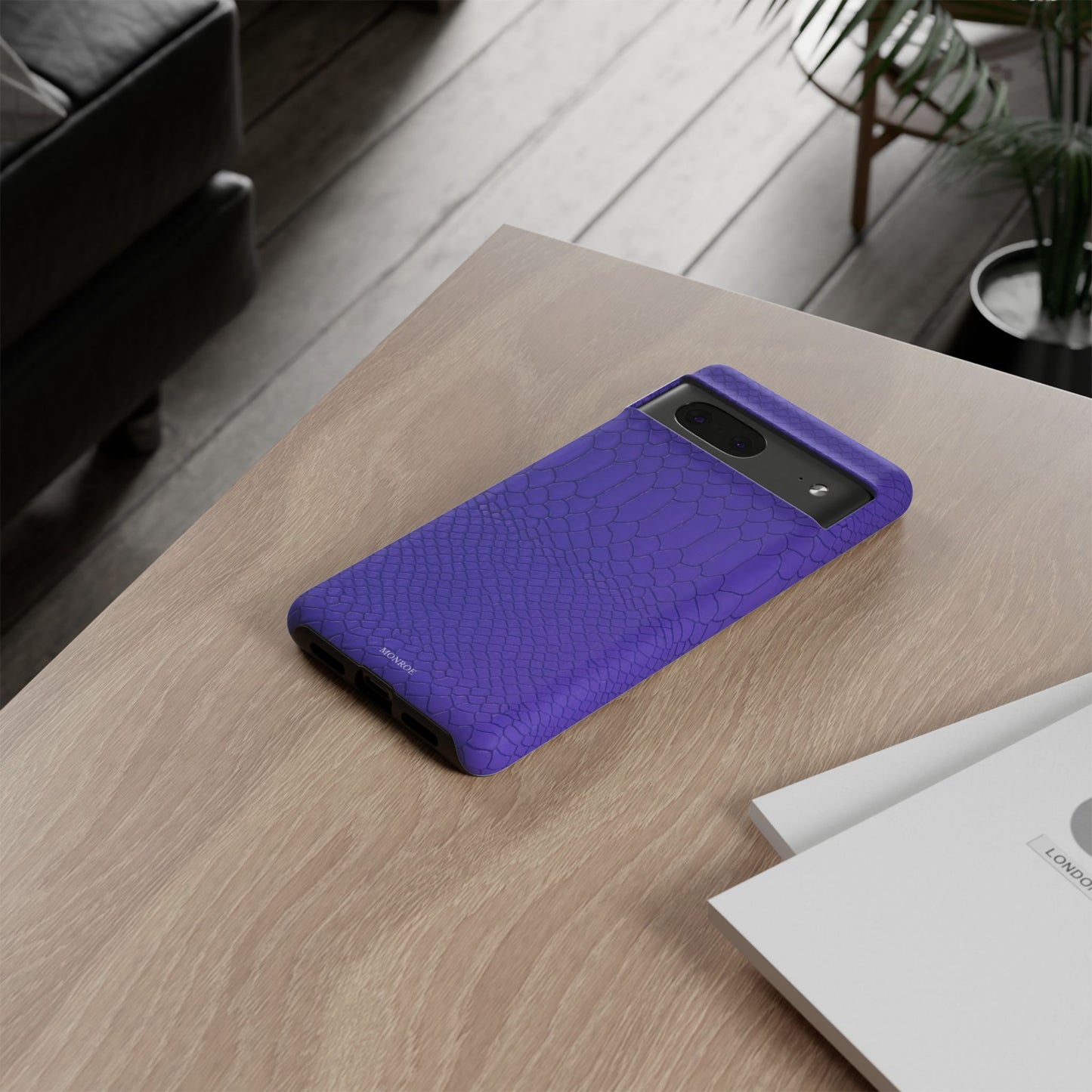 Dark Purple Snake Tough Case