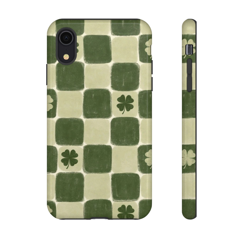 Clover Checker Tough Phone Case