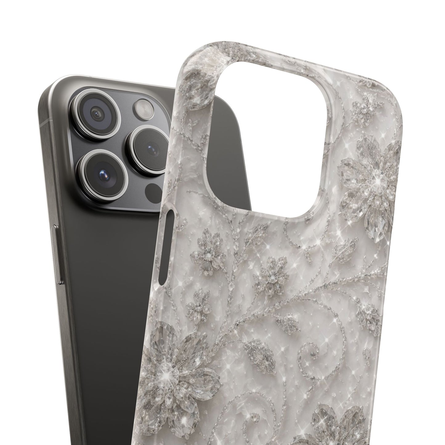 Glittery Floral Case